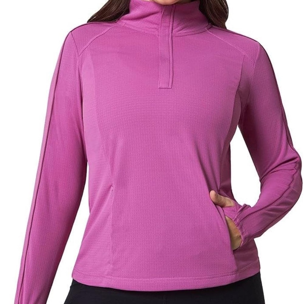 Mondetta Women's Fuchsia Long Sleeve Hoodie